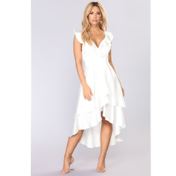 Fashion Nova Dresses & Skirts - Whitney Midi Dress - White